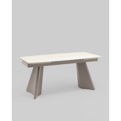 Стол обеденный Eliora 160-240*90 серая керамика